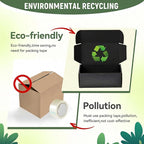 10 Pack 12"x9"x4" inch Shipping Boxes Black Corrugated Cardboard Box for Small Business, Mailer, Shipping, and Packing