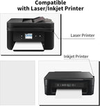 8.5" x 11" Full Sheet Label Sticker Paper for Laser & Inkjet Printers,Self Adhesive Full Page Shipping Labels,Printable White Matte Mailing Label Stickers(2000 Sheets,2000 Labels)