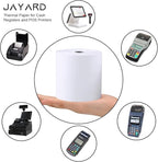 Jayard 2-1/4"X50' Thermal Paper Rolls For Credit Card - Cash Register Rolls - Premium Register Tape Pos Thermal Printer Paper (500 Rolls)