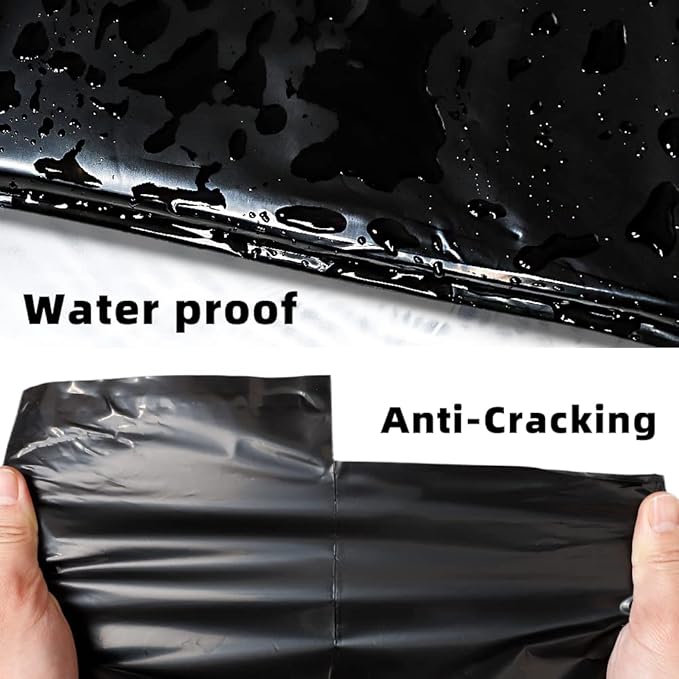 POLYSELLS 1000 pcs 14.5x19 Inches Black Poly Mailers Shipping Envelopes, Strong Adhesive Sealing, Waterproof, and Tear-resistant Postal Mailing Bags for Clothing, Books, and Accessories