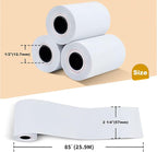 MFLABEL® 100 Rolls 2 1/4" x 85' Thermal Paper Cash Register POS Receipt Paper