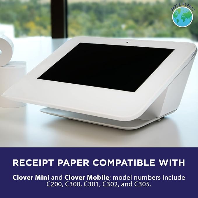 Thermal Paper for Clover Mini by Paper Planet | C200, C300, C301, C302, C305 | 8 Rolls