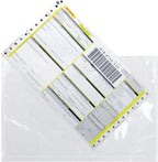 RyhamPaper Packing List Envelopes, Clear 7.5" x 5.5" Self Adhesive Shipping Labels Envelope Pouches (200 PCS)