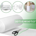 Moving Supplies, Foam Wrap Roll 16" Wide x 80' Length, For Protecting Fragile Articles,Furniture,Transportation Packing,Stuffing of Carton,with 30 Fragile Stickers