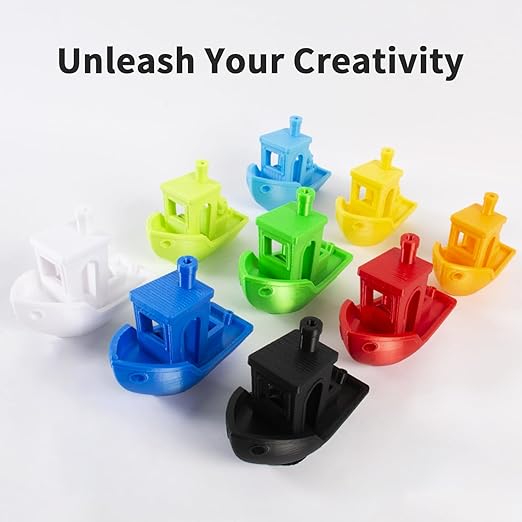 Geeetech 3D Printer Filament, PLA Filament 1.75mm Bundle 2kg for 3D Printer, Dimensional Accuracy +/- 0.02 mm (White 2-Pack)
