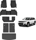 AIPOIL®TPE Floor mats Custom for 2021-2025 Grand Cherokee L(for 7 Seats) | All-Weather | Easy to Clean | All-Round Protection丨Full Set Automobile mats Accessories.