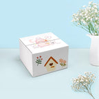 25 Packs Small Shipping Boxes 6x6x4 Inches, White Corrugated Cardboard Box for Shipping, Packing, Business, DIY