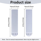12 Pairs Picture Hanging Strips Heavy Duty, Picture Hangers Without Nails, Picture Hanging kit no Wall Damage Free No Nails Adhesive Strips