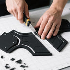 AMZQNART EVA Foam 8mm, Cosplay Foam 16x29.5 inch Black, High Density 90 kg/m³, for Craft Projects Cosplay Costumes, Fake Weapons, Decorations, Christmas, Easter, Thanksgiving, etc.