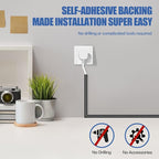 Floor Cable Cover, Low Profile Cable Hider for Wires, Self Adhesive Cord Hider for Wall, Cord Covers Wall Mounted Tv, for Offices, Gym, Exhibitions(Black, 10 Feet)