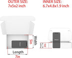 Small Brown Shipping Boxes for Small Business Pack of 25-7x5x2 inches Cardboard Corrugated Mailer Boxes for Shipping Packaging Craft Gifts Giving Products