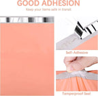 Metronic Poly Mailers 14.5X19 500Pack, Strong Adhesive Shipping Envelopes for Clothing, Waterproof Shipping Bags for Small Businesses, Flexible Mailers Poly Bags Packages Bags, Peach Pink