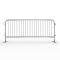 Angry Bull Barricades Metal Interlocking Steel Barricade (8.5 Ft. Hot-Dipped, Lightweight, Flat Feet, Galvanized Steel, Set of 20)