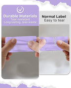 iEager 2x1 Inch Thermal Labels, Purple Rectangle Thermal Printer Stickers, Durable Shipping Label Printer Sticker for Barcode, Name, Address, 1000 Labels/Roll