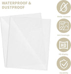 20 Pack 8.5" x 11" Hard Plastics Sheet Protector, Rigid Print Protector, Clear Waterproof Protectors, Paper Sleeves Photo Plastic Sleeves Hard Plastic Document Holder, Birth Certificate Protectors