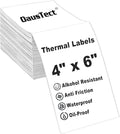 OausTect 4x6 Shipping Label 500 Fanfold Labels for Rollo, Zebra Direct Thermal Printer, with Perforations