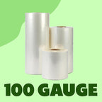 The Boxery Shrink Wrap Film 20" x 31500” (2625’) Heat Wrap POF Centerfold - Polyolefin 100 Gauge - Industrial Grade Heat Shrinkable Film for Packaging - Small Business, Toys, Books, and Much More.