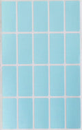 Royal Green Rectangle Sticker Labels 1.57 inch x 0.75 inch Light Blue (40mm x 19mm) - 2000 Pack
