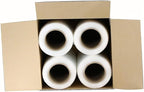 12 Rolls 18" x 1500 FT Pre-Stretched Stretch Wrap 33 Gauge (80G Equivalent) Clear Hand Shrink Pallet Wrap Film for Moving and Warehouse - Shipping Depot
