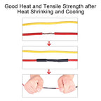XHF 2 Inch (50mm) 3:1 Waterproof Heat Shrink Tubing Marine Grade Wire Cable Adhesive Lined Tube Insulation Seal Against Moisture Corrosion and Air Leakage, 4 Ft Black