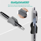 Adhesive Pen Holder for Wall Pencil Holder for Desk Organizer, 6Pack Silicone Pen Holders for Clipboard, Marker Holder Sticky Pen Holder for Desk, Office Supplies Stylus Holder Pen Organizer (6 grey)