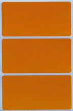 Royal Green Rectangular Stickers Color-Coding Labels for Organizing, Moving, and Storage Boxes 4" x 2" Stickers to Write On Name Tags, 150-Pack (Orange)