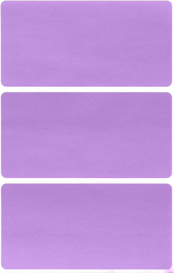 Royal Green Moving Stickers for Identification 4" inch x 2" inch in Pastel Purple (102 mm x 51 mm)- 45 Pack