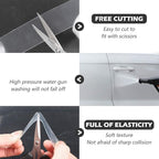 CloudBuyer Universal Car Door Edge Protector, Clear Sill Guard Film with Anti-Collision Protection for Most Vehicles (33Ft x 2.7In, Transparent)