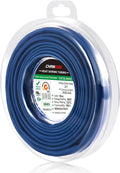 Chanzon 3:1 Ratio 1/4" (6.4mm) Heat Shrink Tubing - Marine Grade Waterproof Adhesive Lined - 8Ft Roll (2.5M Total Length) Blue Polyolefin Sleeving Wrap Shrinking 3 to 1 Ratio 1pcs