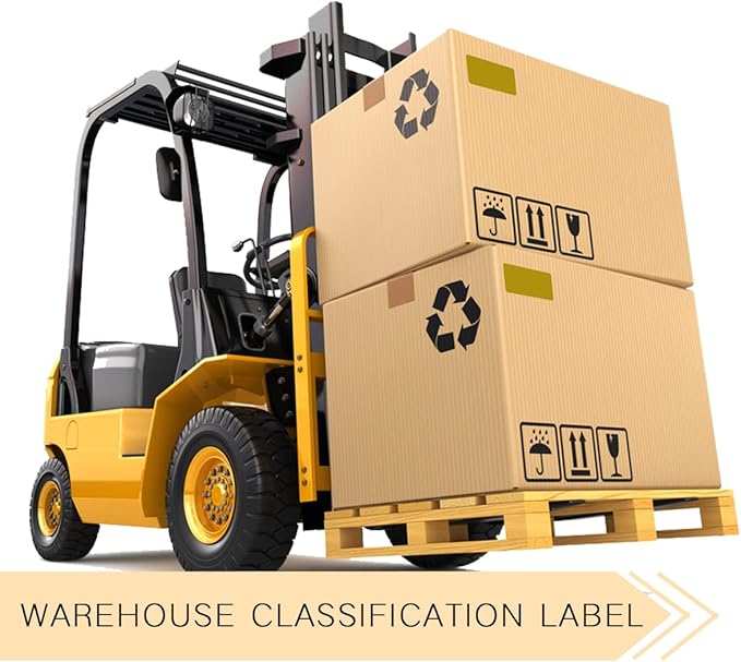 PARLAIM 3 X 5 inch Rectangle Inventory Labels Color Coding Stickers, 250PCS Permanent Stciker for Warehouse Moving Box Square Label (Olive)