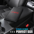 Leather Car Registration and Insurance Cards Holder Compatible with Chevy Camaro RS Cars, Vehicle Glove Box Car Organizer with Magnetic Shut, Documents License for Camaro RS Owners