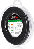 Chanzon 3:1 Ratio 1/8" (3.2mm) Heat Shrink Tubing - Marine Grade Waterproof Adhesive Lined - 8Ft Roll (2.5M Total Length) Black Polyolefin Sleeving Wrap Shrinking 3 to 1 Ratio 1pcs