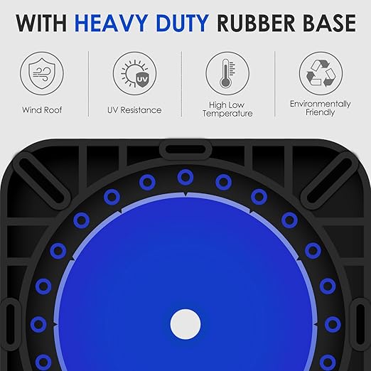 6 Pack 28" Large PVC Traffic Cones with Heavy-Duty Black Base, Garage Parking Lot Cones Structurally Stable Weatherproof Road Construction Safety Cones (6, Blue, 28" Large)