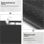 120-Piece Black Poly Mailers - 6x9 Inch Shipping Envelopes with Self-Adhesive Seal, Waterproof, and Tear-Proof Postal Bags