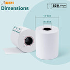 AUEAR, Thermal Cash Register POS Paper Rolls, 2 1/4" x 85' - BPA Free (50 Pack)