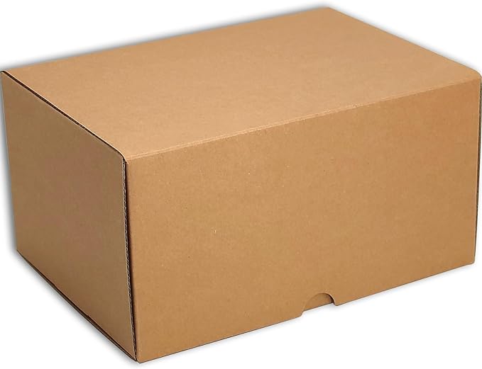 11x6x6 inches Small Shipping Boxes Set of 20 - Brown Mailer Corrugated Cardboard Boxes for Shipping Packaging Mailing Products