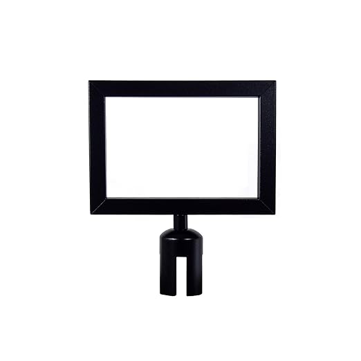 VIP Crowd Control Retractable Belt Queue Safety Stanchion Barrier Set, 36" Ht, 78" Caution Belt + Wall Bracket (6 Posts Belt+SFrame+WBracket) …