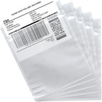SJPACK 4.5'' x 5.5'' Packing List Envelopes - 100 Clear Adhesive Top Loading Pouches for Invoices & Mailing