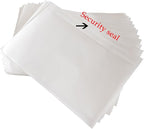 7.5" x 5.5" Shipping Label Sleeves, SJPACK Clear Adhesive Top Loading Packing List/Label Envelopes Pouches(200 Bags)