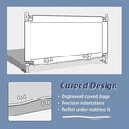 3-Piece Bed Rail for Toddlers with Headboard Rod, Adjustable Baby Bed Rail Guard, Twin/Full/Queen/King Size Bed (1, 78.7 Inch)