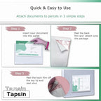 Packing List Pouches, Shipping Label Envelopes Clear Adhesive Top Loading Packing List (6" x 9" - 100 Pcs)