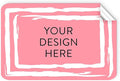 5-1000 Custom Vinyl Stickers - Upload Your own Image, Text, Design, Logo - Personalized Logo Labels for Handmade, Packaging, Bottle, Jars, Candle, Brand Stickers (Pink, 4x2)