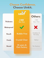 Uinkit 3Mil Laminating Pouches, 30-Pack Letter Size (8.5x11 Inches) - Thermal Laminating Sheets for Documents, Photos, Crafts - Bubble-Free, Crystal Clear Finish for Use with Laminator Machine