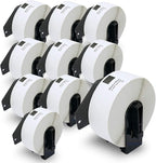 BETCKEY - Compatible Address Labels Replacement for Brother DK-1201 (1.1 in x 3.5 in), Use with Brother QL Label Printers [10 Rolls/4000 Labels]