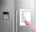 Small Magnetic Dry Erase Board Sheet for Fridge, 8"x12" Erasable Refrigerator WhiteBoard for Kitchen, Mini White Board Planner, Include 1 Markers