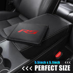 Leather Car Registration and Insurance Cards Holder Compatible with Chevy Camaro RS Cars, Vehicle Glove Box Car Organizer with Magnetic Shut, Documents License for Camaro RS Owners