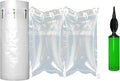 Air Pillows for Shipping 600 Count Inflatable Air Pockets Packaging Air Bags Cushioning Material, Box Filler Purse Stuffing to Keep Shape Alternative to Packing Peanuts 3.54'' x 7.87''