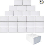 PETAFLOP 10x7x5 Shipping Boxes, White Corrugated Mailing Cardboard Box for Packing Small Business, 25 Pack