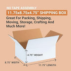 AVIDITI White Shipping Boxes 11 1/4"L x 8 3/4"W x 6"H(25 Pack) Small Medium Mailing Box for Small Business Packaging, Mailers, Gifts & Storage