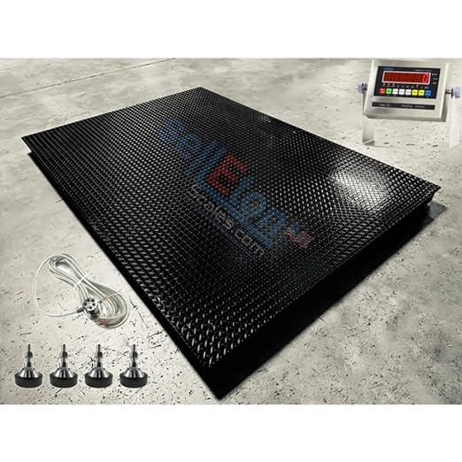 SellEton SL-700-5' x 8' (60" x 96") Industrial Heavy Duty Floor Scale & 7510-SS Display | 20,000 lbs x 2 lb